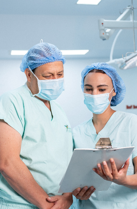 Doctores conversando